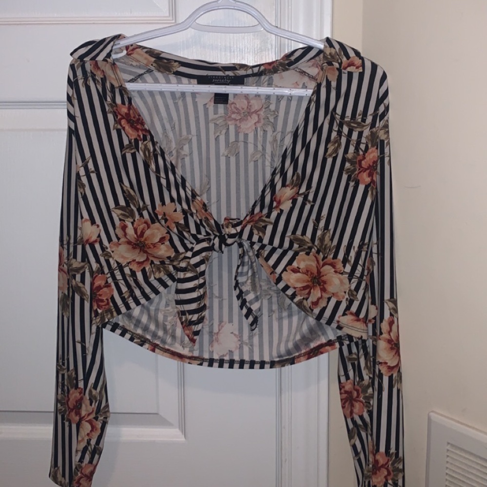 Tie in the front crop top
